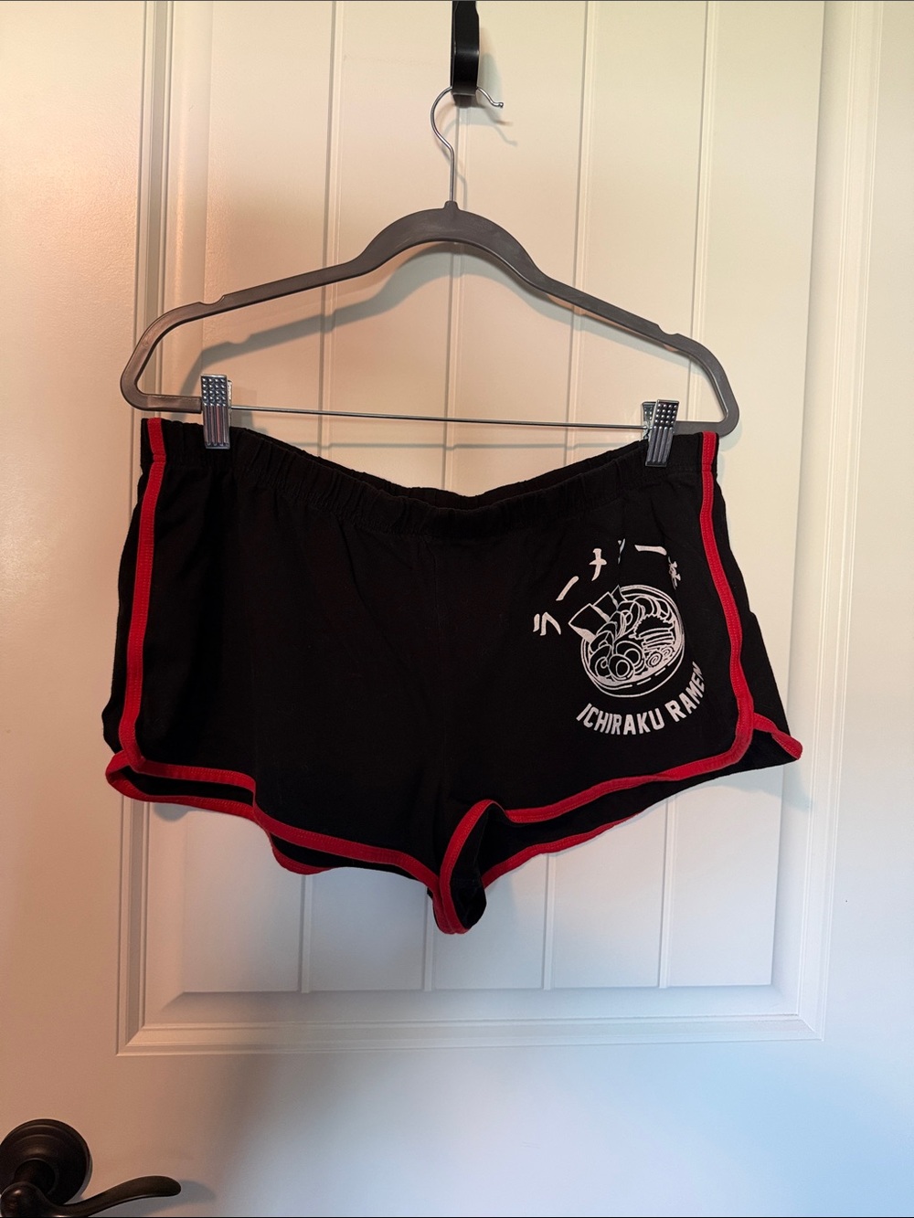 Naruto Shippuden Ichiraku Ramen Black Shorts Plus Size